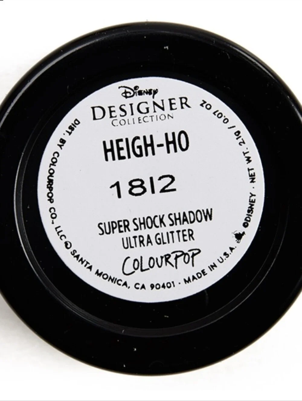 🧚‍♀️HEIGH-HO Colourpop x Disney RARE Super Shock Shadow NWT